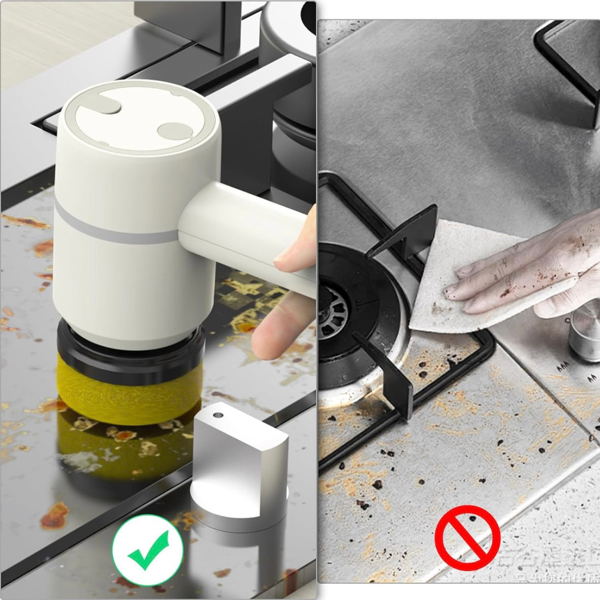 NovaSpin™ – 3-in-1 Cordless Scrubber for Kitchen, Bathroom & More