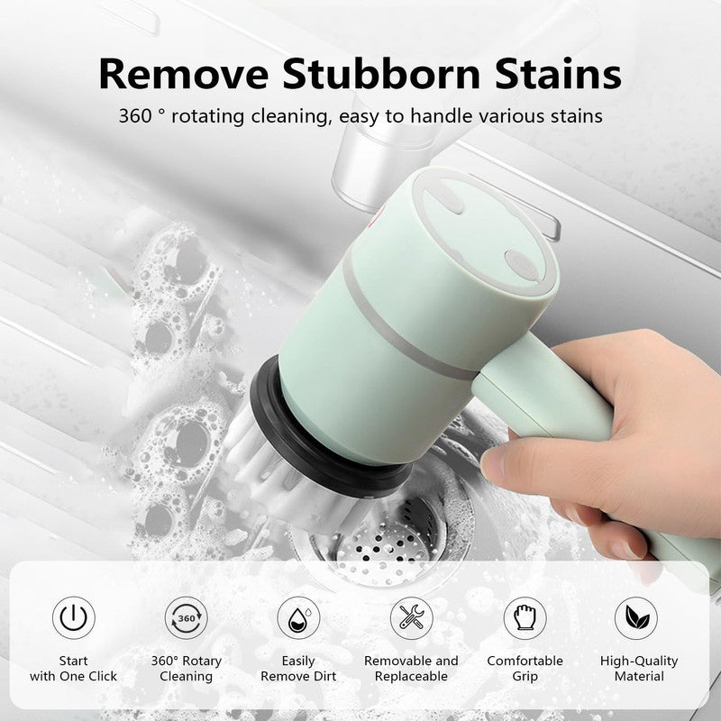 NovaSpin™ – 3-in-1 Cordless Scrubber for Kitchen, Bathroom & More