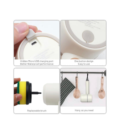 NovaSpin™ – 3-in-1 Cordless Scrubber for Kitchen, Bathroom & More